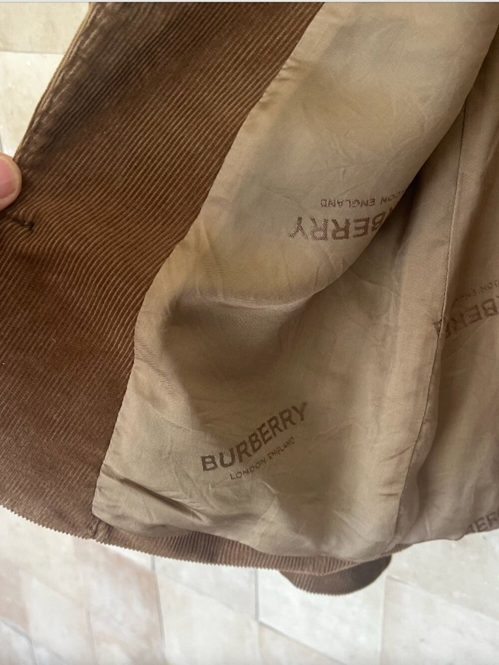 Burberry Corduroy Jacket and Shorts Size 8 - Picture 10 of 16